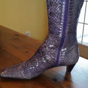 Miu Miu snakeskin boots